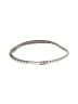 Unbranded 100% Leather Silver Leather Belt Size XS - photo 1
