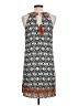 THML 100% Rayon Print Black Casual Dress Size L - photo 2