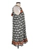THML 100% Rayon Print Black Casual Dress Size L - photo 4