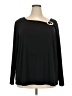 John Paul Richard Black Long Sleeve Top Size 3X - photo 1