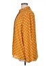 Primark 100% Polyester Polka Dots Orange Long Sleeve Blouse Size 16 - photo 5