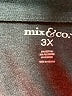 Mix & CO Black Track Jacket Size 3X - photo 6