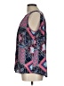 DR2 100% Polyester Blue Sleeveless Blouse Size L - photo 5