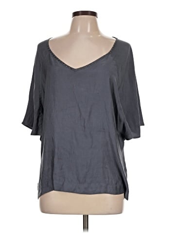 a.n.a. A New Approach Short Sleeve Blouse (view 1)