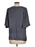 a.n.a. A New Approach 100% Polyester Gray Short Sleeve Blouse Size L - photo 2