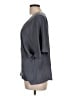 a.n.a. A New Approach 100% Polyester Gray Short Sleeve Blouse Size L - photo 5