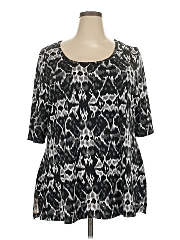 Lucie Lu 3/4 Sleeve Blouse (view 1)