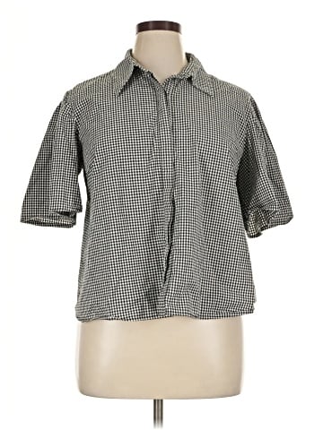 Eri + Ali 3/4 Sleeve Button-Down Shirt (view 1)
