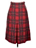 Pendleton 100% Virgin Wool Plaid Red Wool Skirt Size 0 - photo 1