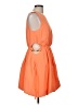 Jonathan Simkhai 100% Polyester Solid Orange Casual Dress Size 8 - photo 4