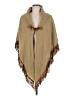 Charming Charlie 100% Acrylic Tan Poncho One size - photo 1