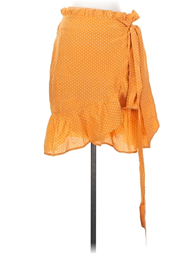 Pre-owned Chan Luu Casual Skirt In Orange