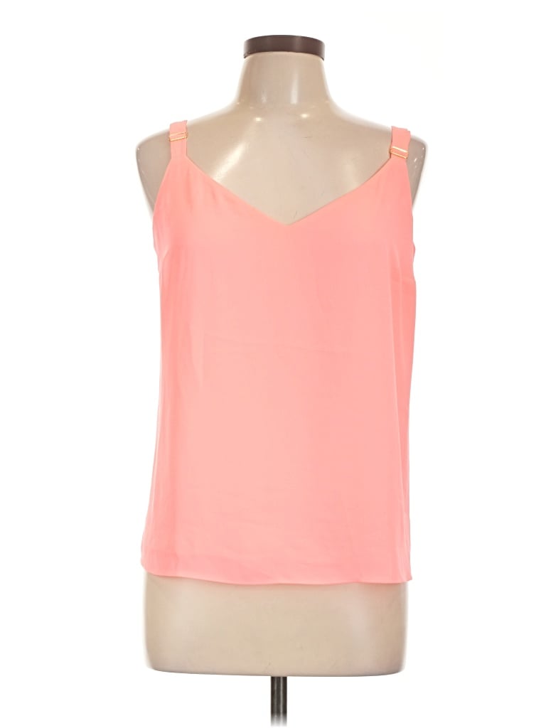Pre-owned Lilly Pulitzer Tank Top Pink Halter Neckline Tops
