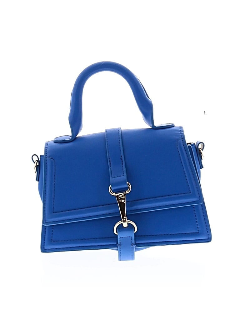 Pre-owned H&m Satchel In Blue