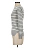 T/o Sweaters Stripes Gray Pullover Sweater Size XS - photo 5