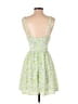 THATSSOFETCH 100% Polyester Floral Green Casual Dress Size 0 - photo 2