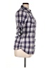 Decree Plaid Purple 3/4 Sleeve Button-Down Shirt Size XL - photo 4