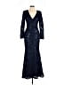 Xscape Blue Cocktail Dress Size 6 - photo 1
