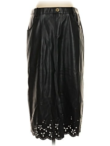 Marc New York Andrew Marc Faux Leather Skirt (view 1)