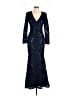 Xscape 100% Polyester Blue Cocktail Dress Size 6 - photo 1