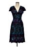 Evan Picone Paisley Blue Cocktail Dress Size 6 - photo 1