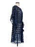 Trina Turk Floral Blue Cocktail Dress Size S - photo 4