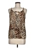 Bar III Brown Sleeveless Blouse Size M - photo 1