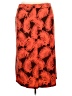 ELOQUII Print Orange Casual Skirt Size 22 Plus - photo 2