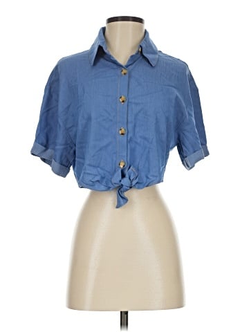 Love J Short Sleeve Button-Down Shirt (view 1)