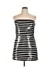 Veronica Beard Stripes Black Cocktail Dress Size 14 - photo 1