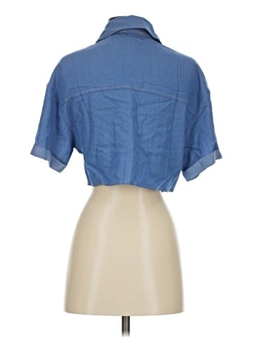 Love J Short Sleeve Button-Down Shirt (view 2)