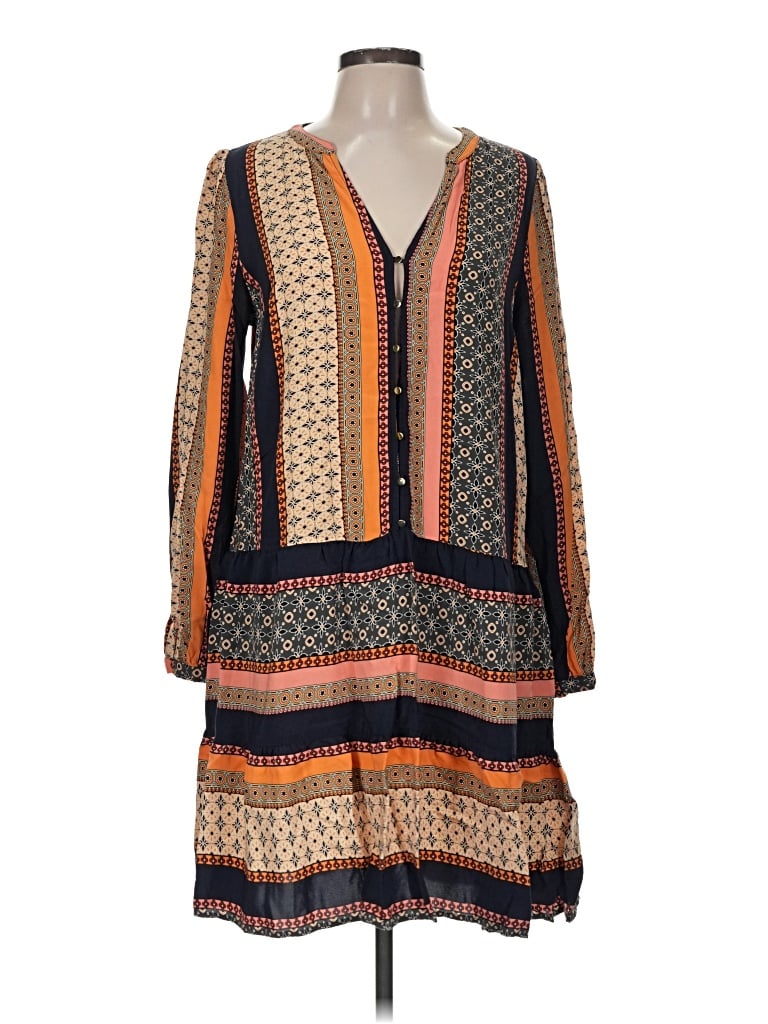 Pre-owned Ann Taylor Loft Casual Dress In Orange