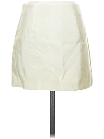 Lime Faux Leather Skirt (view 2)