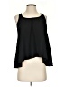 Aqua 100% Polyester Black Sleeveless Blouse Size XS - photo 1