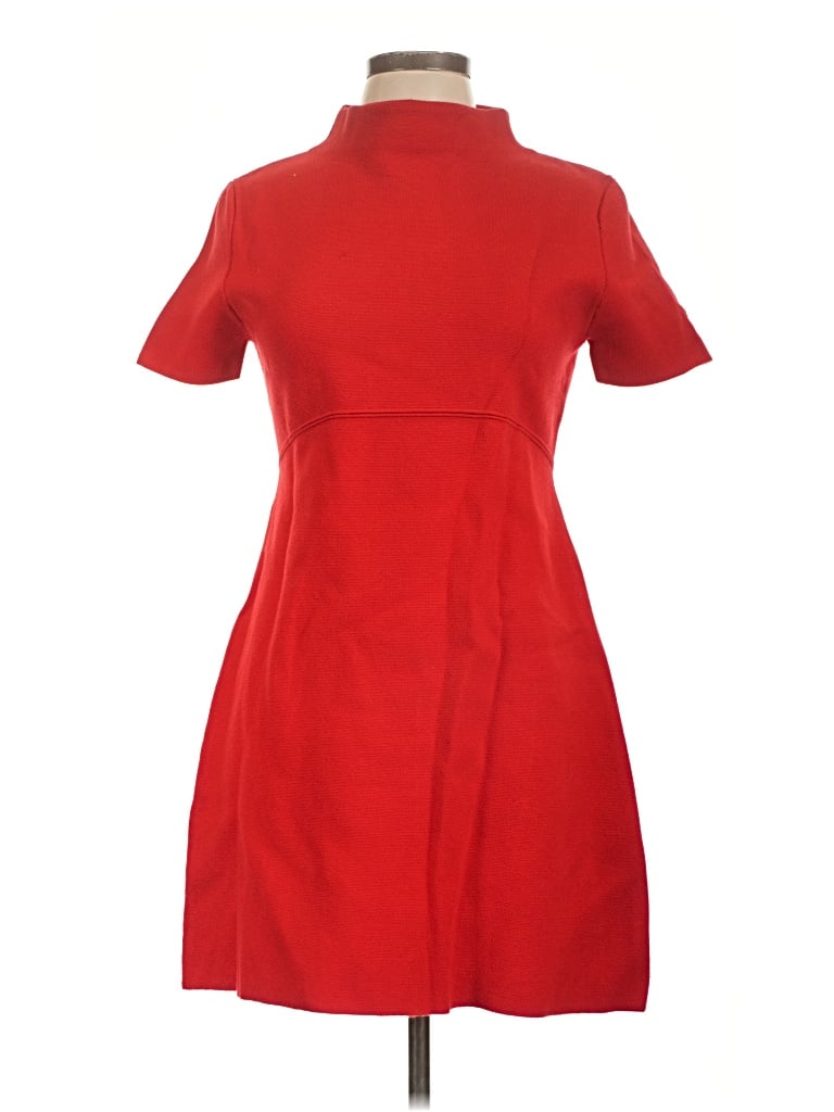 Pre-owned Zara Casual Dress In Red
