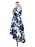 Eliza J 100% Polyester Print Blue Cocktail Dress Size 12 - photo 5