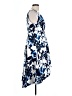 Eliza J 100% Polyester Print Blue Cocktail Dress Size 12 - photo 4