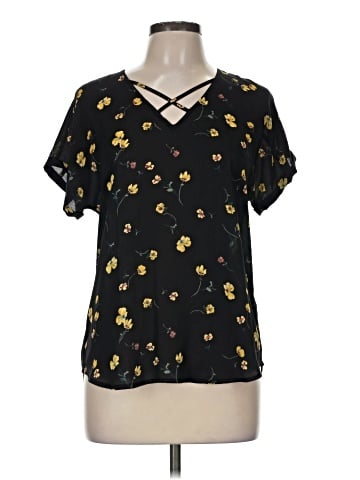 Maurices Short Sleeve Blouse (view 1)