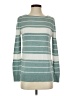 Pulse Stripes Teal Pullover Sweater Size XS - photo 1