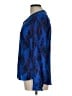 Candie's 100% Polyester Blue Long Sleeve Blouse Size L - photo 5
