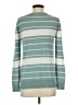 Pulse Stripes Teal Pullover Sweater Size XS - photo 2