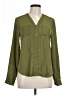Hayden 100% Polyester Green Long Sleeve T-Shirt Size L - photo 1