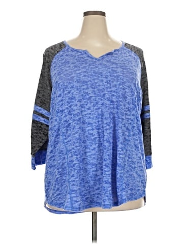 Danskin Now 3/4 Sleeve T-Shirt (view 1)