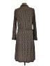 Talbots Polka Dots Brown Casual Dress Size Lg Petite - photo 2