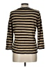 Alfred Dunner Stripes Gold Pullover Sweater Size L (petite) - photo 2