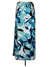 Boston Proper Print Blue Casual Skirt Size L - photo 2