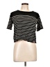 Kule 100% Cotton Black Short Sleeve Top Size L - photo 1