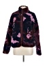 Fabletics 100% Polyester Animal Print Purple Faux Fur Jacket Size M - photo 1