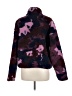 Fabletics 100% Polyester Animal Print Purple Faux Fur Jacket Size M - photo 2