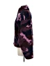 Fabletics 100% Polyester Animal Print Purple Faux Fur Jacket Size M - photo 5